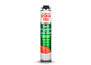 Пена монтажная SOMA FIX (пена-клей для кирпичной кладки и газобетона) 750мл Турция S919