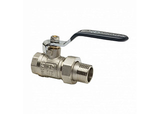 Кран шаровой латунный AQUALINK ДУ25 (1) Г/Ш американка рычаг (03947) (1/5/30)