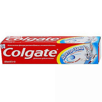 Зубная паста COLGATE детская доктор заяц бабл гам 50мл (381) (1/48)