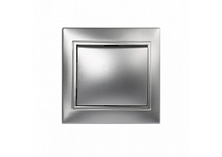 Выключатель SmartBuy "Венера" 1-клавишный 10А серебро (SBE-01s-10-SW1-0-c) (362)