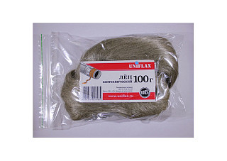 Лен сантехнический  100 г. (пакет)  UNIFLAX