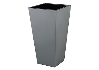 Горшок для цветов INGREEN London cube с дрен встав 250х250х470мм 19,4л IG780310026 (1/8)