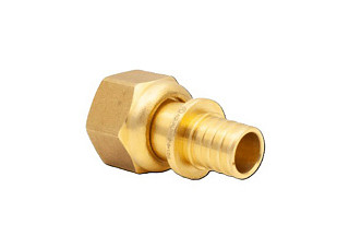 Муфта аксиальная AQUALINK с накидной гайкой 16мм х 1/2" вн 2,2мм (01013) (1/10/240)