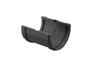 Соединитель желобов DOCKE Premium d=120мм ГРАФИТ (1/25)