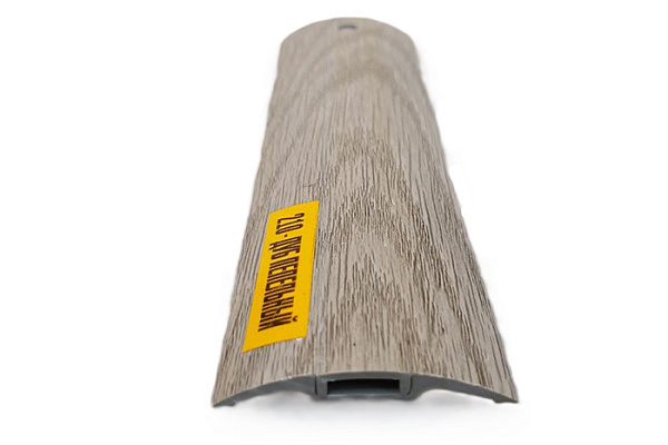 Порог с монтажным каналом 36мм 0,9м ИДЕАЛ 210 Дуб пепельный (1/10)
