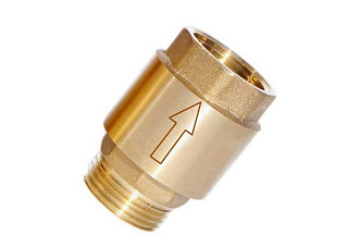 Обратный клапан с латунным сердечником ДУ40 (1 1/2) AQUALINK (03958) (1/6/36)