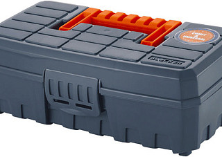 Бокс для хранения инструментов Blocker Techniker 9" серо-свинцовый/оранжевый BR365010026