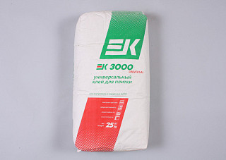 Клей для плитки ЕК 3000 (25,0кг)