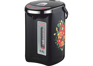Термопот SAKURA SA-315BF черный с рисунком (5,0л)