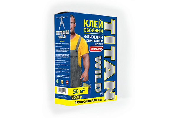 Клей обойный TITAN WILD ФЛИЗЕЛИН профессиональный (0,350гр)