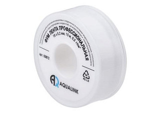 Фумлента тефлоновая AQUALINK 19мм.х0,2мм.х15м (3872) (1/10/500)