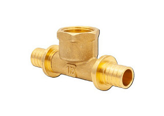 Тройник аксиальный AQUALINK 16мм х 1/2" вн х 16мм 2,2мм (01033) (1/10/120)