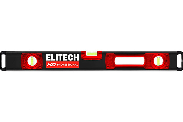Уровень ELITECH HD  80см, 3гл. фрезерован. 320303