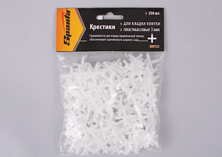 Крестики для плитки пластм. 3,0мм 250шт 880725 (10/200)