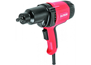 Гайковерт ELITECH ГУ 0903РЭ 900Вт, 3400уд/мин, 350Нм, 1/2, 5кг, кейс, набор E2201.068.01