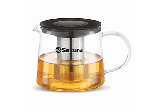 Чайник заварочный SAKURA боросиликатное стекло 600мл (SA-TP02-06)