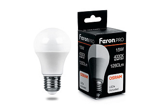 Лампа светодиодная OSRAM LB-1015 15W 230V E27 4000K груша 38036