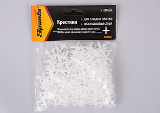Крестики для плитки пластмассовые 2,0мм 250шт (880685) (1/10/200)