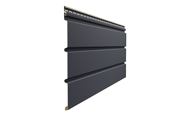 Сайдинг DOCKE Premium Софит сплошной ГРАФИТ 3000х305мм, 0.92м² (1/16)