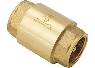 Обратный клапан с латунным сердечником ДУ25 (1) AQUALINK (2341) (1/10/100)