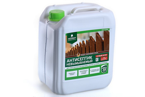 Антисептик невымываемый ПРОСЕПТ ECO ULTRA коричневый 5л 062-5 (1/4/128)