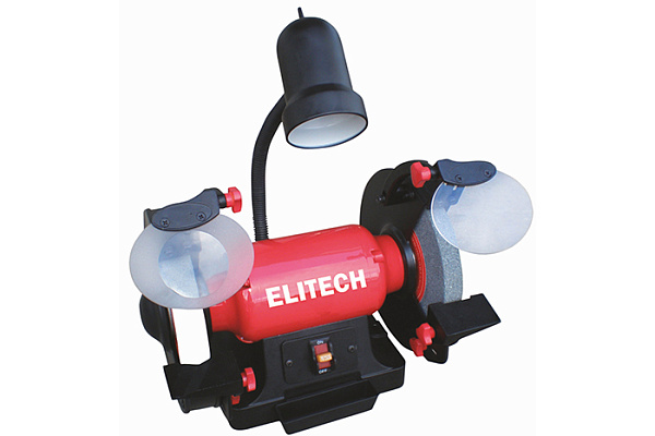 Точило ELITECH СТ 6020С (600Вт, 2980об\м, круг200х32х25мм, 14,3кг, лампа) E2013.011.00