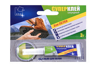 Секундный клей для обуви A.D.M. Супер GHS3250B 3гр (321) (12/288)