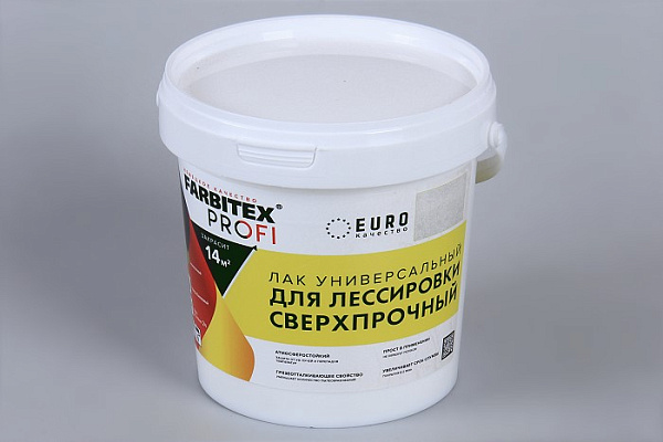 Лак для лессировки универсальный FARBITEX PROFI сверхпрочный (0,9кг) 