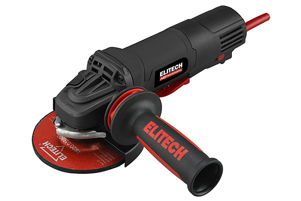УШМ ELITECH HD AG 1212E (ф125мм,1300Вт,11000об/мин, QUICK-FIX пл.пуск, антирест, 3,2кг) E2213.049.00