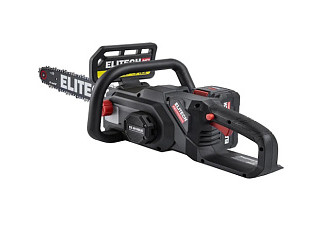 Пила цепная аккум. ELITECH HD CS 4016BLК (б/щ, 40В, 1х4Ач, шина 41см, 3/8", 1,1мм) E1611.027.01