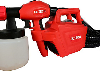 Краскопульт ELITECH КЭ 0626П (600Вт, 0.8л, 1.8/2.6мм, 800мл/мин, 60din/сек, 2.5кг) E2208.019.00