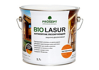 Антисептик лессирующий ПРОСЕПТ BIO LASUR защитно-декоративный лиственница 2,7л 034-2 (1/4)