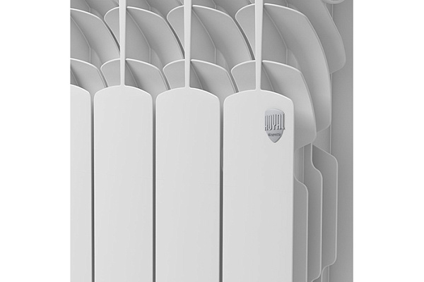 Радиатор Royal Thermo Revolution алюминий, белый (128вт, 350х80х12секц., 1,01кг)