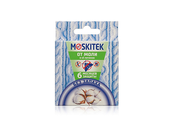 Пластинки от моли MOSTIKET без запаха (648) 763