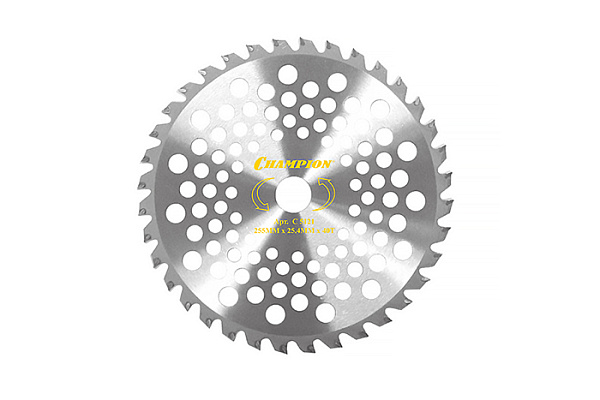 Нож для триммера  CHAMPION C5107 с зубцами из твердого сплава 40/255/25,4 (SRM-330ES/SRM-350ES,4605)