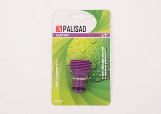 Адаптер PALISAD пластиковый внешняя резьба 3/4" 65750 (1/500)