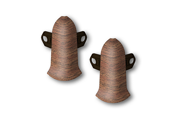 Угол наружный для плинтуса 55мм ИДЕАЛ Классик (2шт во флоупак) 341 Ольха (1/10/100)