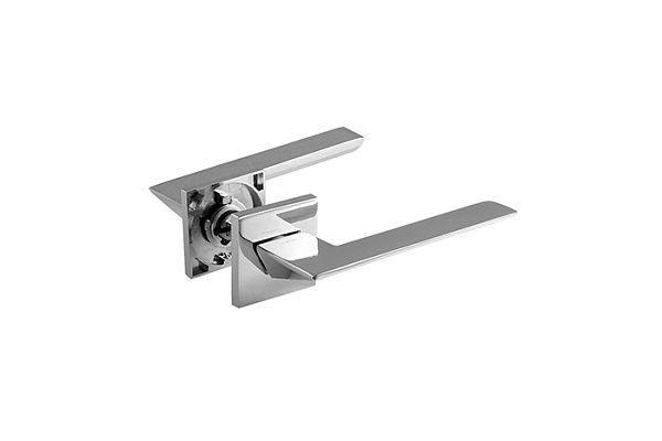 Ручка дверная Нора-М Slim 130К хром (368) (1/20)