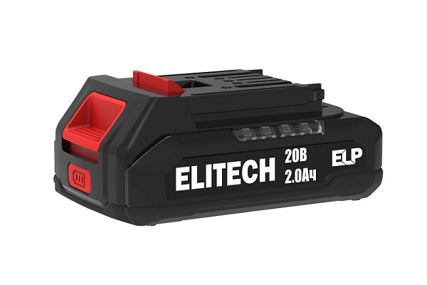 Дрель-шуруповерт ударный ELITECH ДА 21УБЛ2 20В, б/щет, 2х2,0Ач Li-ion Е2201.048.01