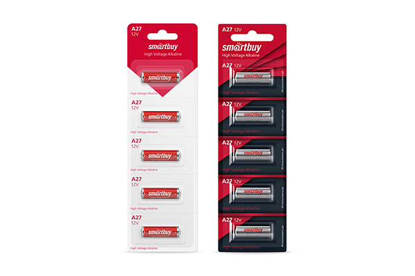 Элемент питания 27 SMARTBUY A27/5B (5/100/1000) (SBBA-27A5B) (3269)
