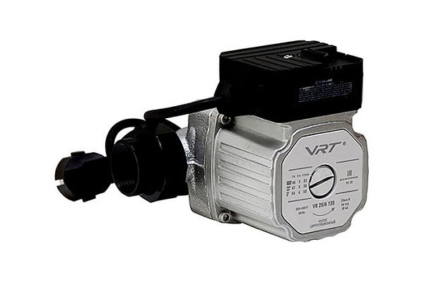 Насос циркуляционный VRT VR 25-8 180, 182/170/145 Вт, с гайками (733)