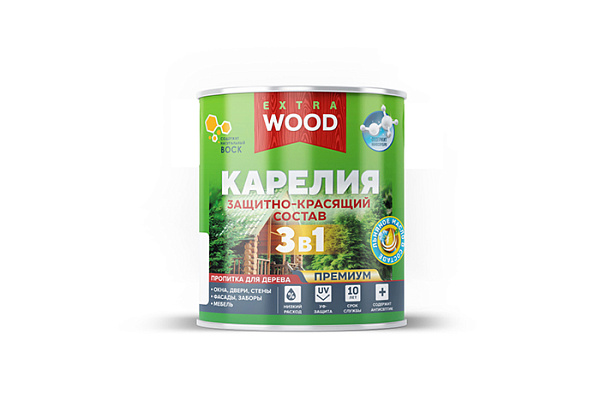 Защитно-красящий состав 3 в 1 FARBITEX PROFI WOOD EXTRA Карелия Палисандр (0,75л) 
