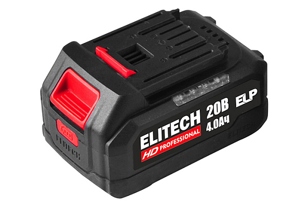 Дрель-шуруповерт ударный ELITECH ДА 20УБЛ2 20В, б/щет, 2,0Ач+4,0Ач Li-ion Е2201.047.02