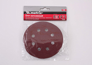 Круг шлифовальный MATRIX для ЭШМ ф125мм, P120 5шт 73806 (1/200)