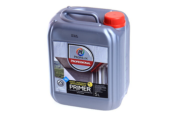 Грунт глубокого проникновения с антисептическими добавками Profilux Professional PRIMER (5,0л)