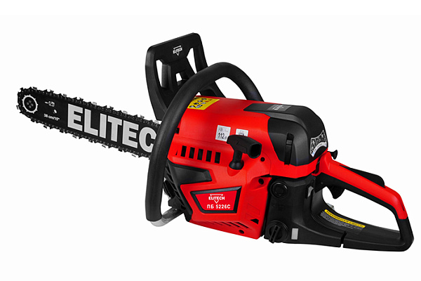 Бензопила ELITECH ПБ 5226С (52см3, 1,9кВт/2,6л.с. ш-38см, 0,325, 1.3мм, 5,1кг) E1611.011.00