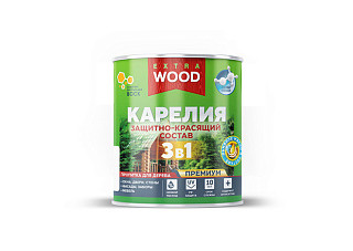Защитно-красящий состав 3 в 1 FARBITEX PROFI WOOD EXTRA Карелия Белый (2,7л) 