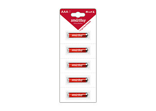 Элемент питания 03 SMARTBUY LR03/5B strip (5/60/600) (SBBA-3A05B) (7274)