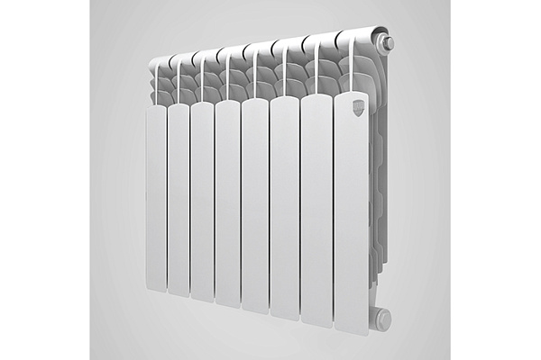 Радиатор Royal Thermo Revolution биметалл, белый (122вт, 350х80х6секц., 1,42кг)