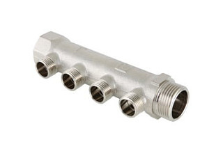 Коллектор резьбовой AQUALINK ДУ 3/4x3/4x1/2x4 (02423) (1/2/40)